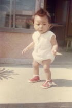 1歳の頃。面影あるかしら?