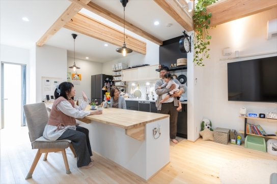 安心して家づくりを任せることができた