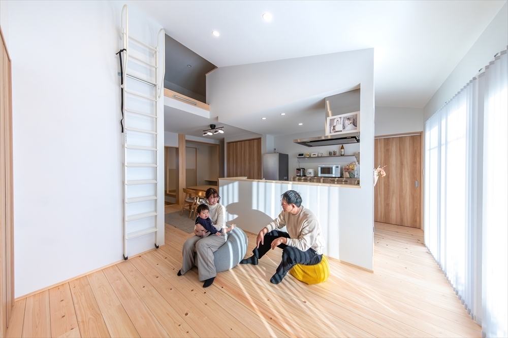 完成見学会で木の家に感動