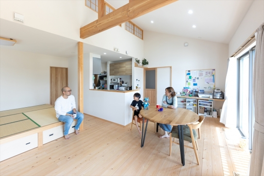 平屋暮らしで移動も家事もスムーズ！