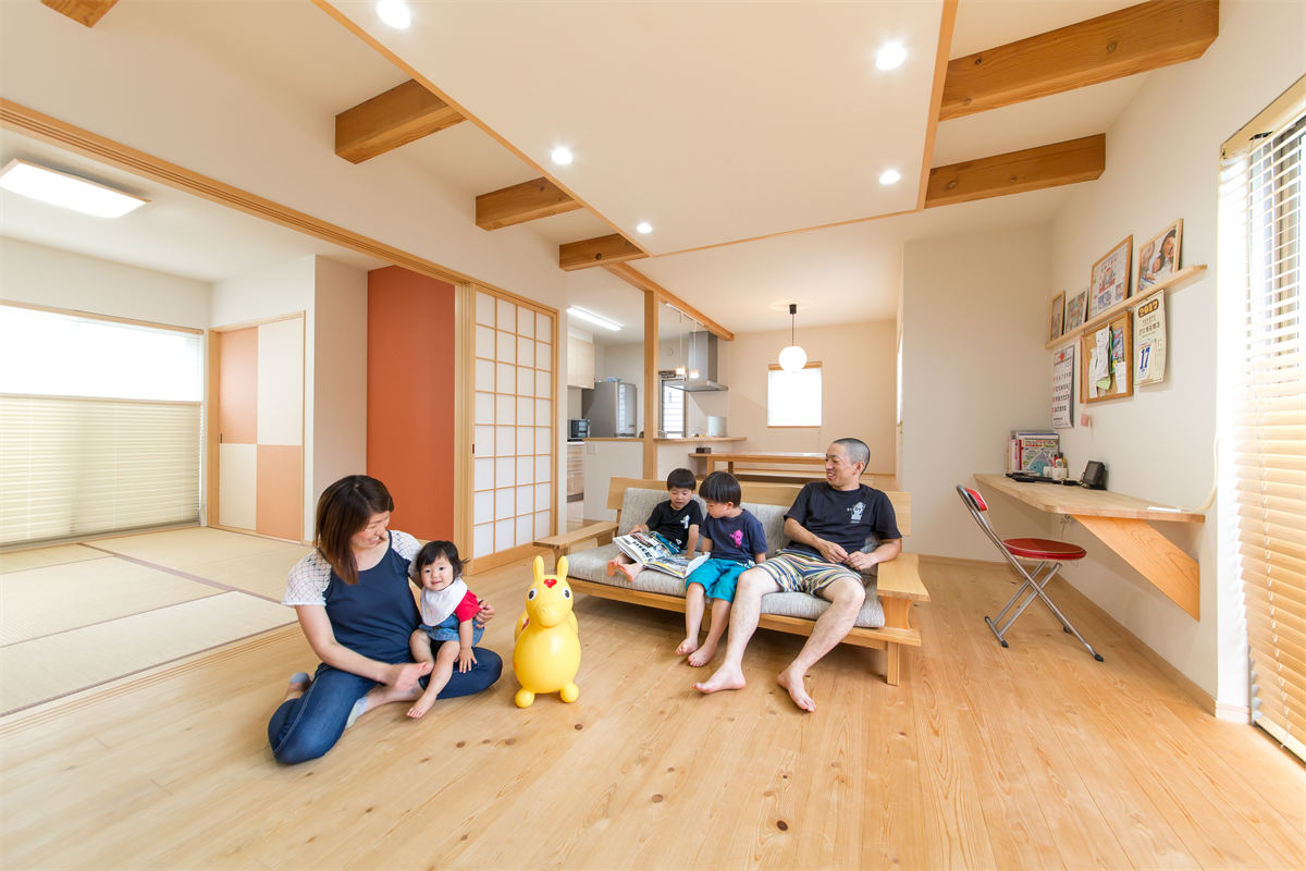 他のスタッフさんが子どもの相手をしてくれた