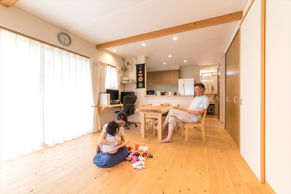 住んだ瞬間なじみました