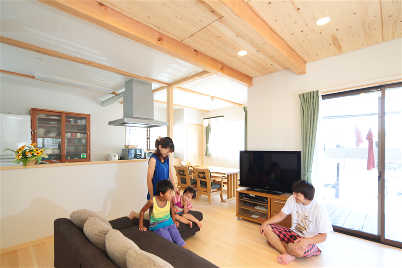 アウトドアリビングのある住まい