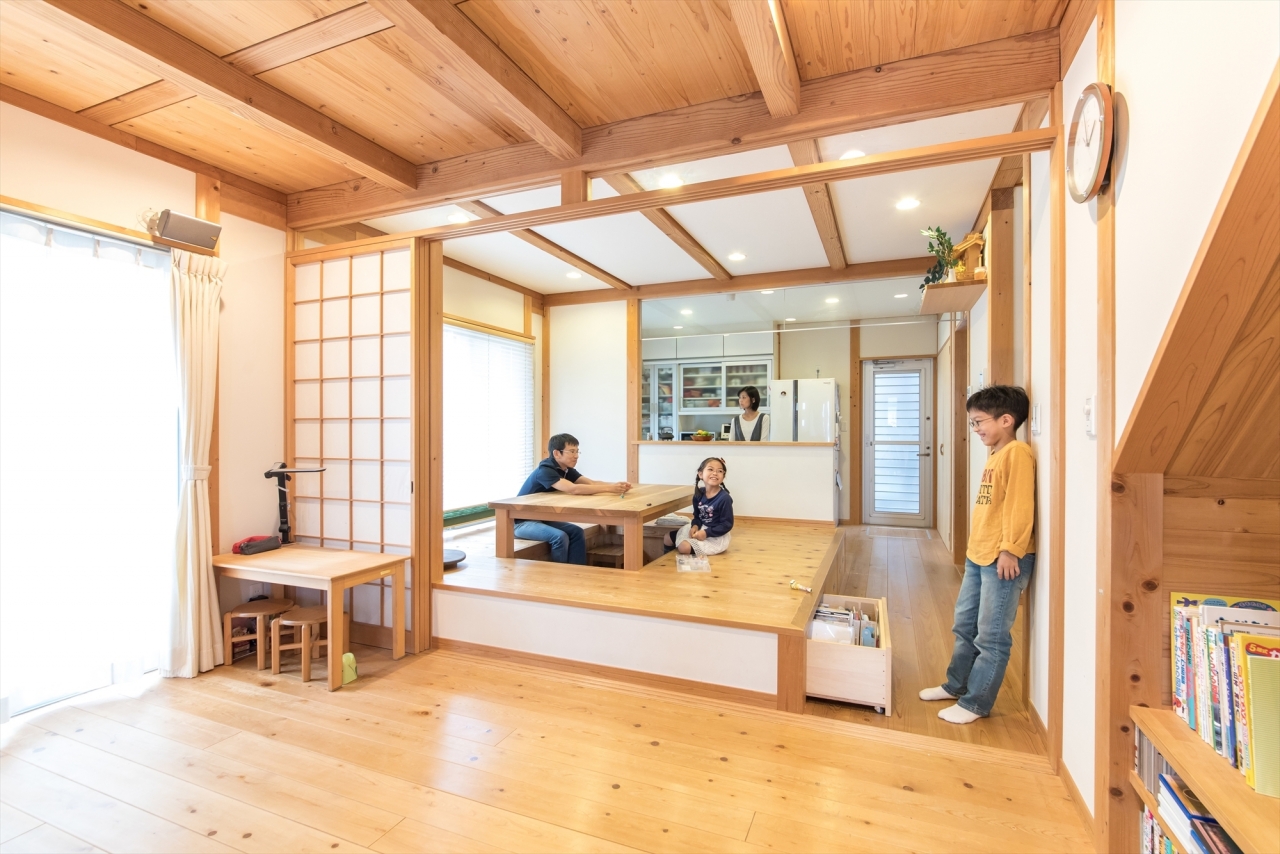 愛着たっぷり9年目の木の住まい