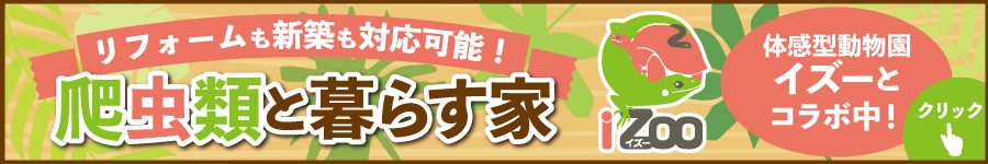 爬虫類と暮らす家