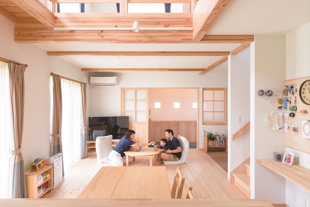 子どもが健やかに育つ自然素材の家 施工事例 土間のある家の福工房 静岡 愛知 神奈川 埼玉の工務店 子どもが健やかに育つ自然素材の家 施工事例 土間のある家の福工房 静岡 愛知 神奈川 埼玉の工務店